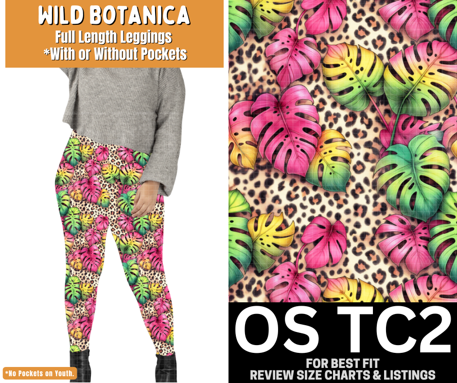 Wild Botanica Full Length Leggings w/ Pockets