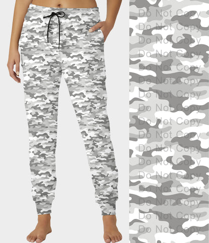 RTS - Winter Camo Jogger Pants