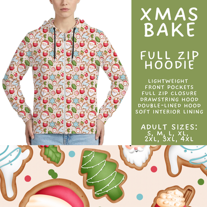 Batch #565 - Christmas in July 2 - Closes 8/5 - ETA early October - Xmas Bake Full Zip Hoodie