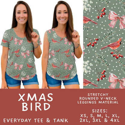 Batch #595 - Christmas Spirit 2 - Closes 10/7 - ETA early Dec - Xmas Bird Everyday Tank & Tee