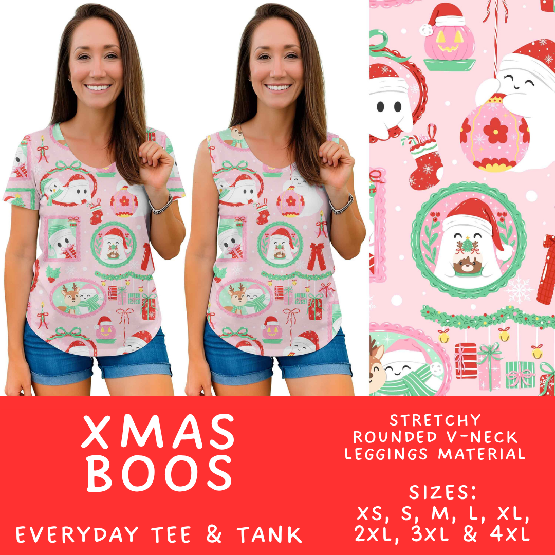 Batch #565 - Christmas in July 2 - Closes 8/5 - ETA early October - Xmas Boos Everyday Tank & Tee