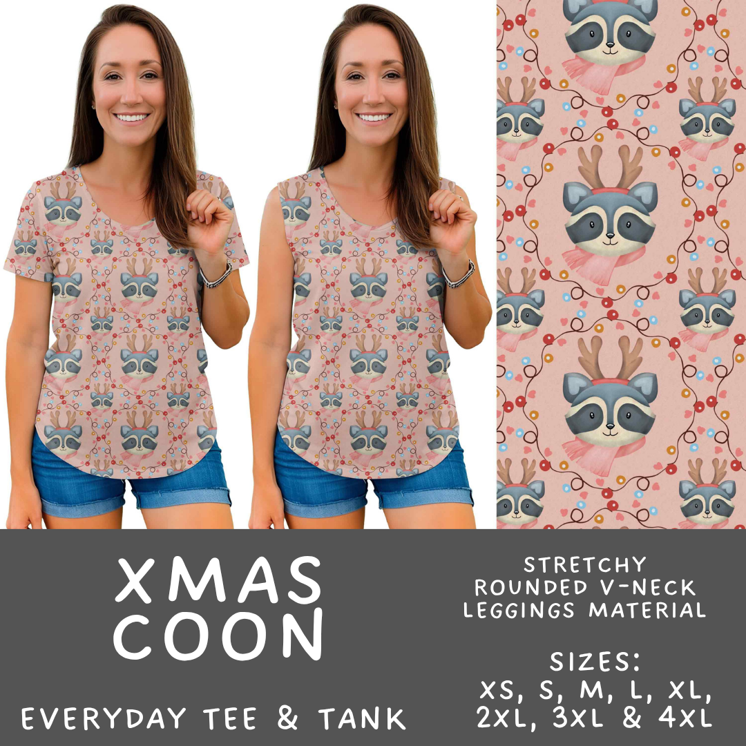 Batch #565 - Christmas in July 2 - Closes 8/5 - ETA early October - Xmas Coon Everyday Tank & Tee