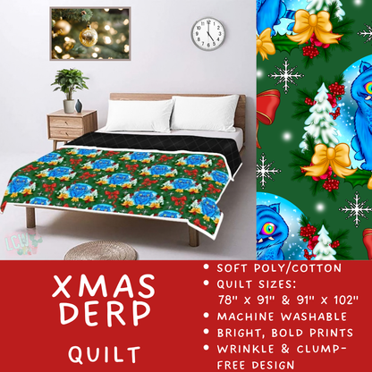 Batch #597 - Christmas Quilts - Closes 10/12 - ETA early Dec - Xmas Derp Quilt