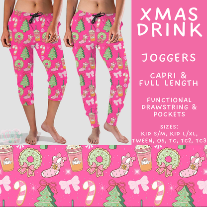 Batch #600 - Jingle all the Way 2 - Closes 10/19 - ETA early/mid Dec - Xmas Drink Full and Capri Length Joggers