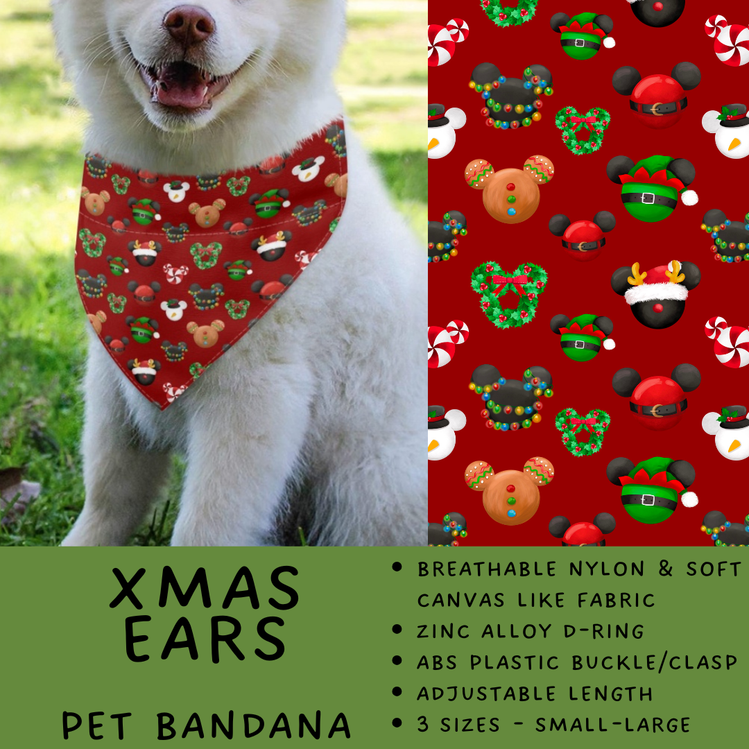 Batch #576 - Pet Gear 2 - Closes 8/28 - ETA late October - Xmas Ears Pet Bandana