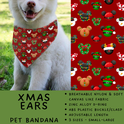 Batch #576 - Pet Gear 2 - Closes 8/28 - ETA late October - Xmas Ears Pet Bandana