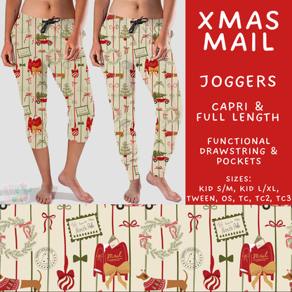 Batch #595 - Christmas Spirit 2 - Closes 10/7 - ETA early Dec - Xmas Mail Full and Capri Length Joggers