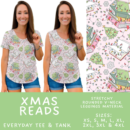 Batch #565 - Christmas in July 2 - Closes 8/5 - ETA early October - Xmas Reads Everyday Tank & Tee