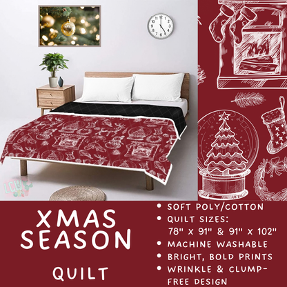 Batch #597 - Christmas Quilts - Closes 10/12 - ETA early Dec - Xmas Season Quilt