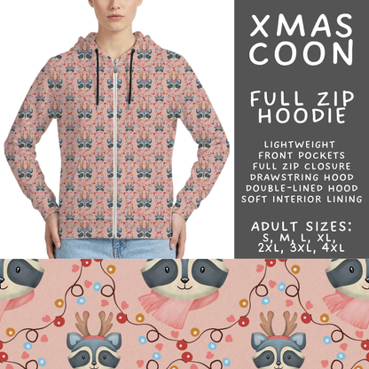 Batch #565 - Christmas in July 2 - Closes 8/5 - ETA early October - Xmas Coon Full Zip Hoodie