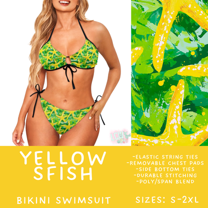 Batch #543 - Pool Party 2 - Closes 6/15 - ETA early/mid August - Yellow SFish Women's 2 Piece Bikini
