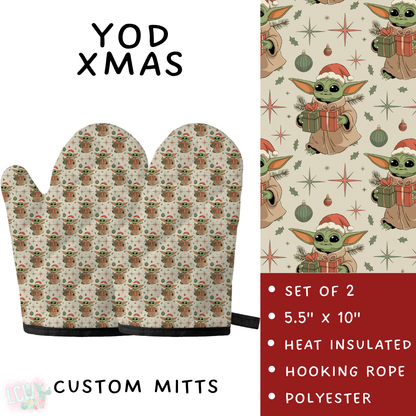 Batch #591 - Baking Spirits Bright 3 - Closes 9/28 - ETA mid/late Nov - Yod Xmas Oven Mitts