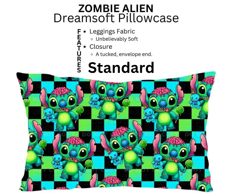 Zombie Alien Dreamsoft Pillowcase