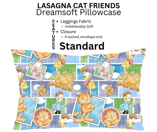 Lasagna Cat Friends Dreamsoft Pillowcase