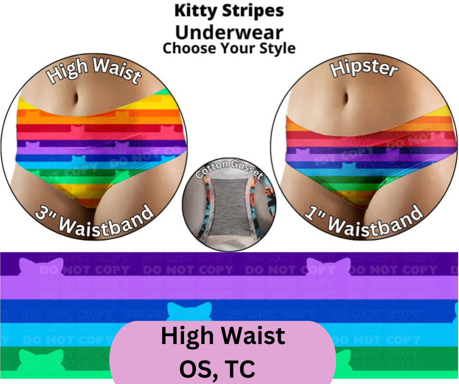 Kitty Stripes Underwear