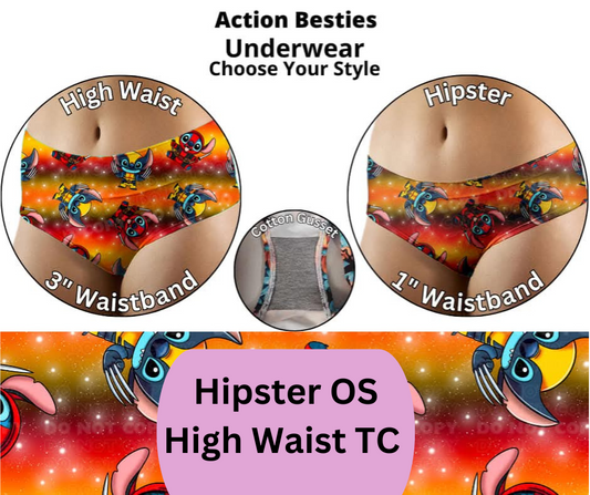 Action Besties Hipster & High Waist Underwear