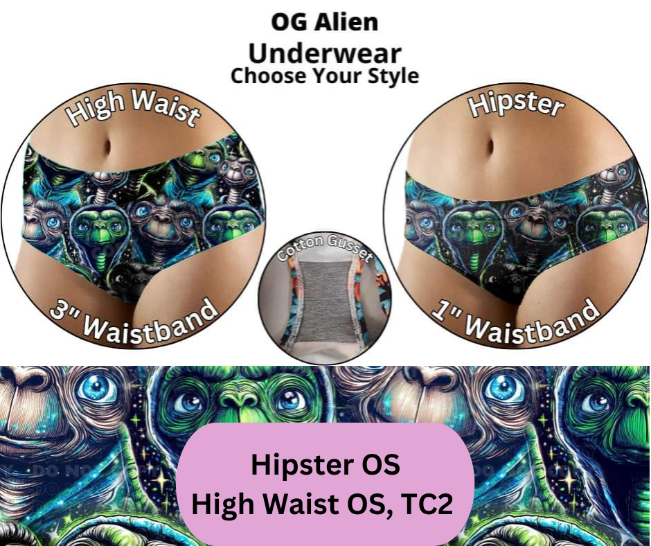 OG Alien Hipster & High Waist Underwear