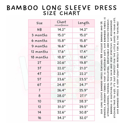 Ready to Ship - Cat Shelf Long Sleeve Criss-Cross Bamboo Dress - 6