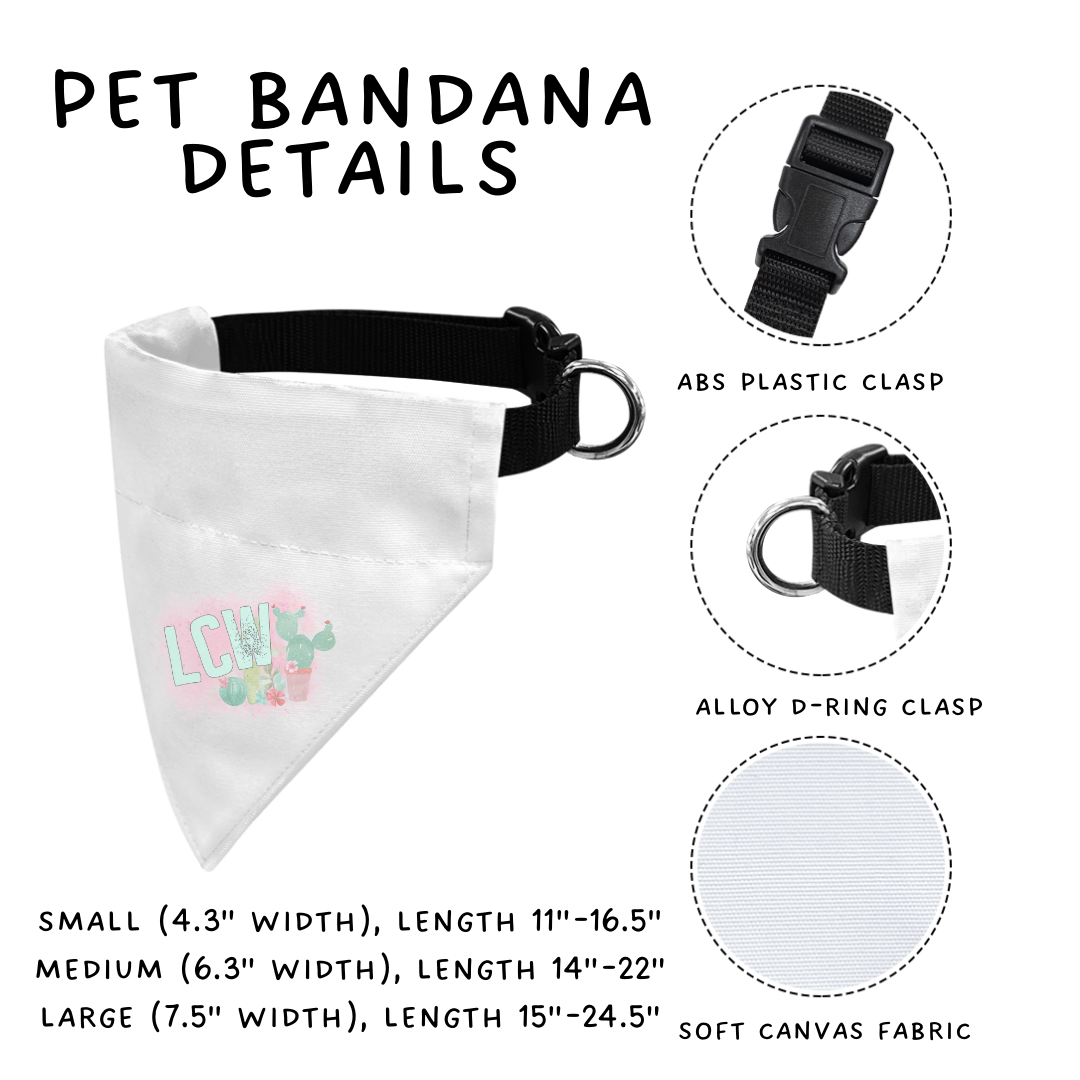 Batch #486 - Pet Gear Collection - Closes 2/6 - ETA early April - Color Paws Pet Collar Bandana