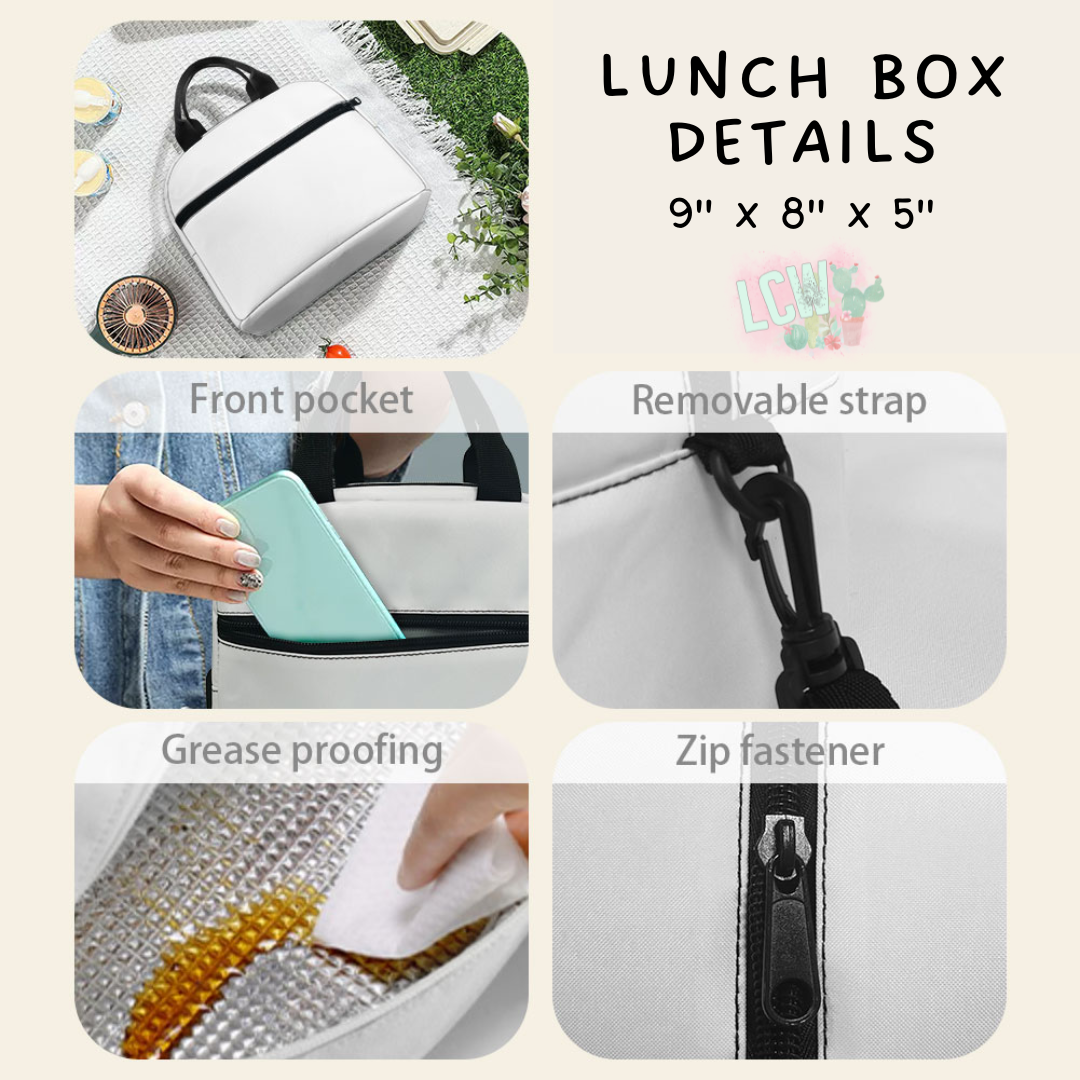 Batch #545 - Back to School 3 - Closes 6/19 - ETA early/mid August - Cartoon Floral Lunch Box