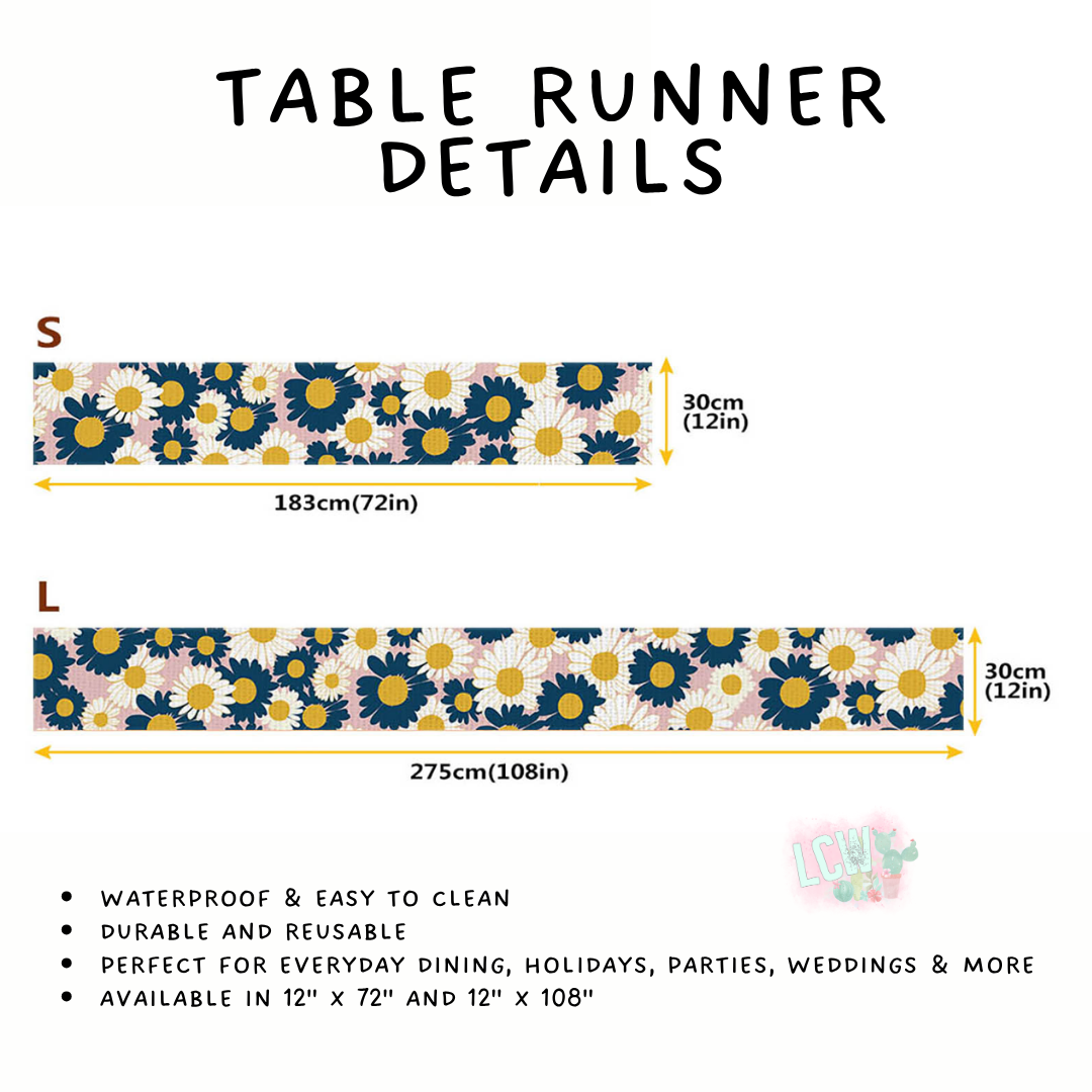 Batch #588 - Table Runners - Closes 9/21 - ETA early/mid Nov - Fall Pump Table Runner