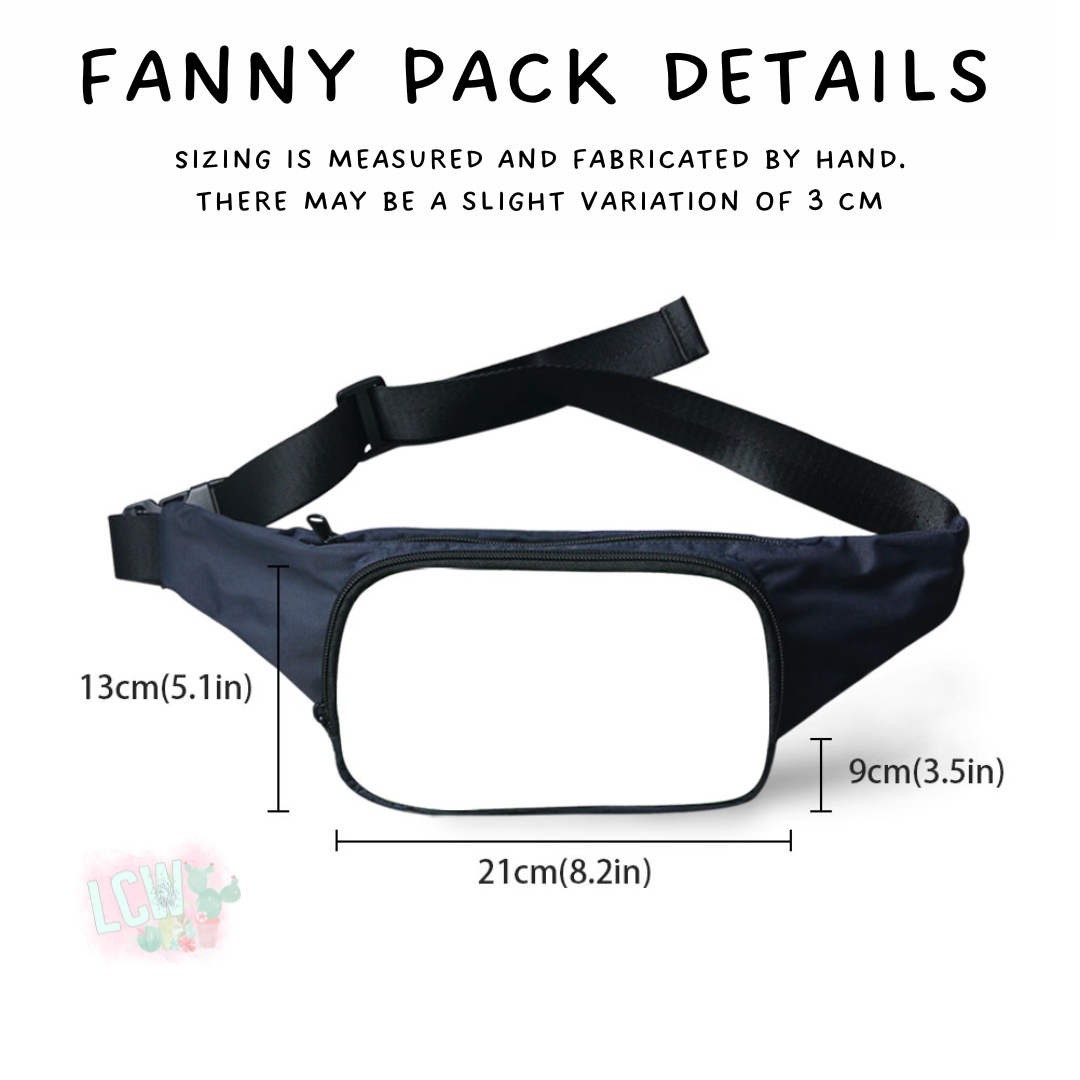 Batch #276 - Fanny Packs & Drawstring Backpacks - Closes 1/24 - ETA late March - Cookie Mouse Fanny Pack