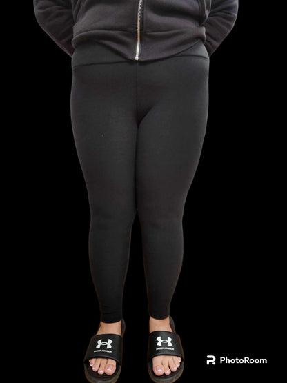 TEAL - BUTTER FLEECE LINED LEGGINGS