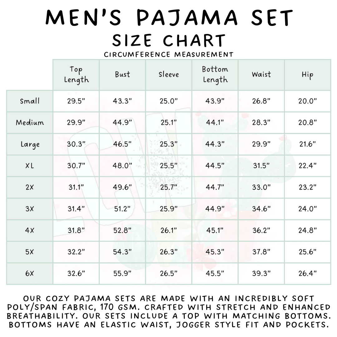 Batch #580 - Fall Family Pajamas 2 - Closes 9/4 - ETA early Nov - Farm SFlwr Men's Pajama Set