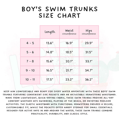 Batch #543 - Pool Party 2 - Closes 6/15 - ETA early/mid August - Neon Sea Horse Boys' & Men's Swim Trunks