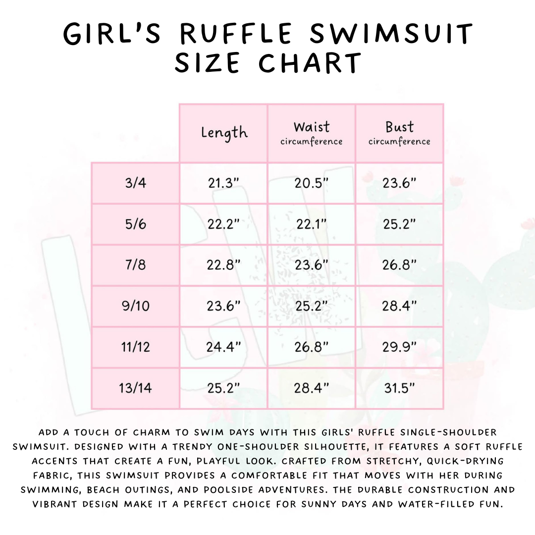 Batch #543 - Pool Party 2 - Closes 6/15 - ETA early/mid August - Pink Mingo Girl's Swimsuit