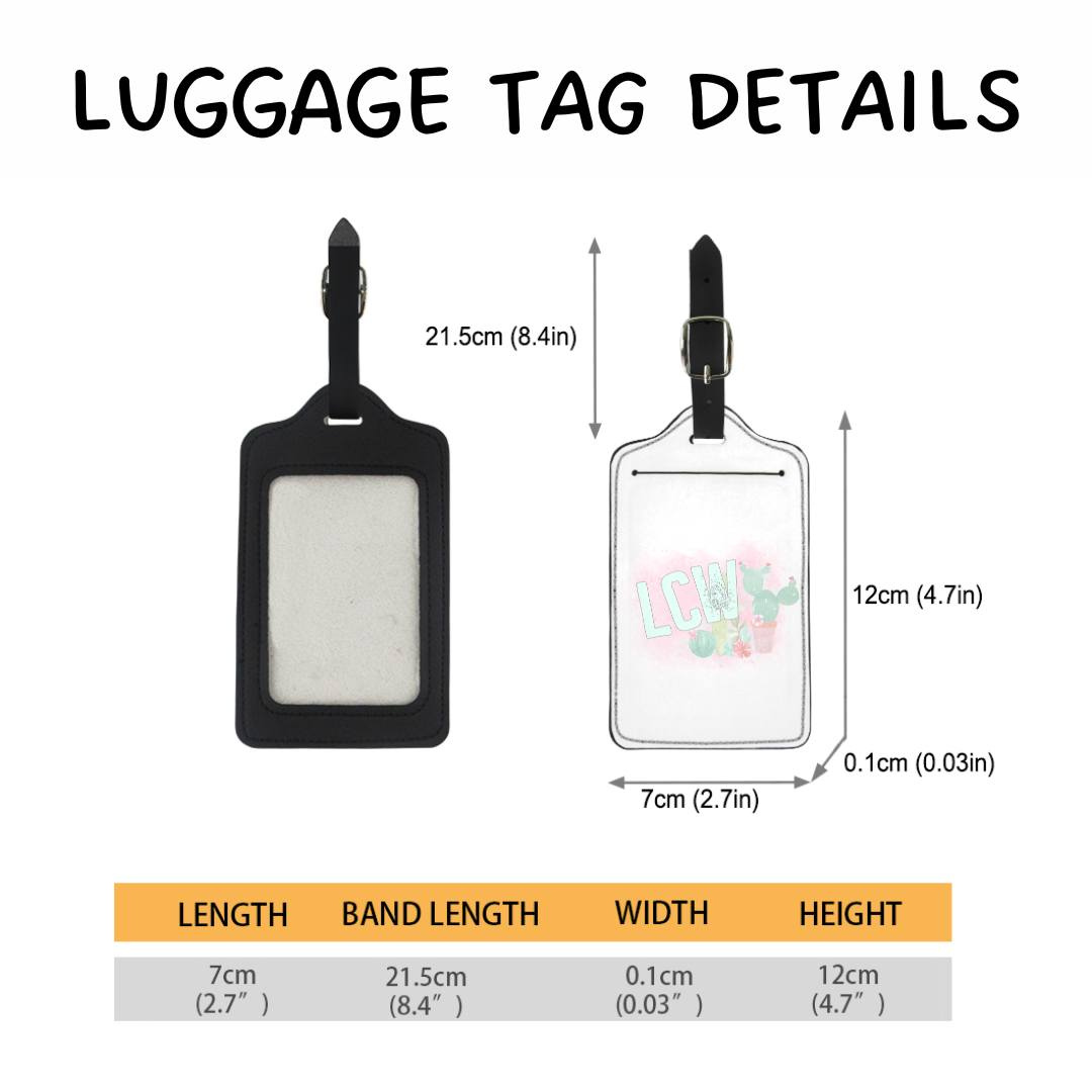 Batch #609 - Travel Collection 2 - Closes 11/6 - ETA early Jan - Lav BFly Luggage Tag