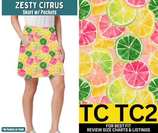 Zesty Citrus Skort