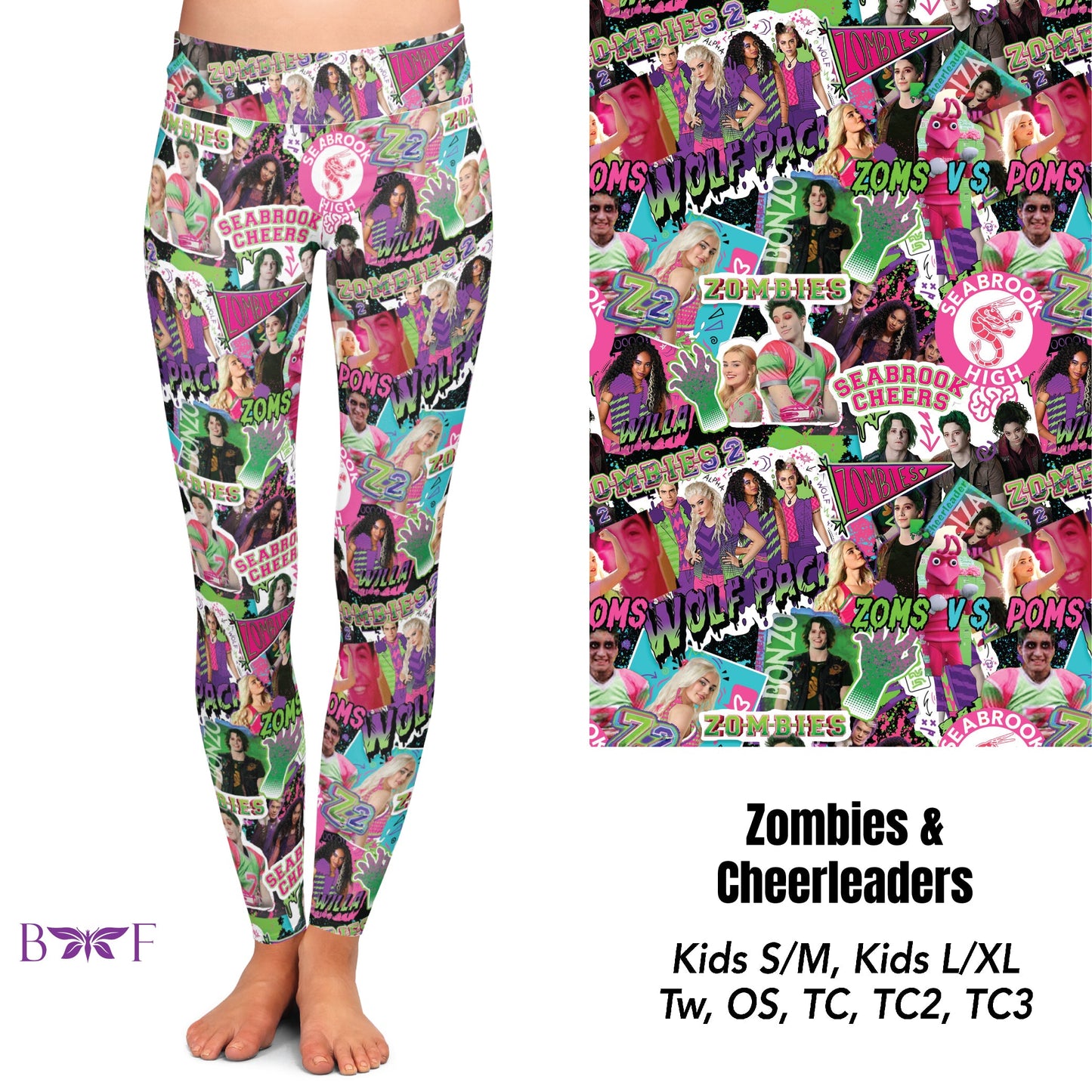 Zombies and Cheerleaders Leggings and Joggers