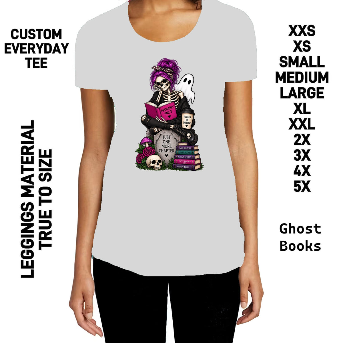 301BT - Ghost Books Everyday Tee - Preorder Due 10/11 ETA: Early Dec