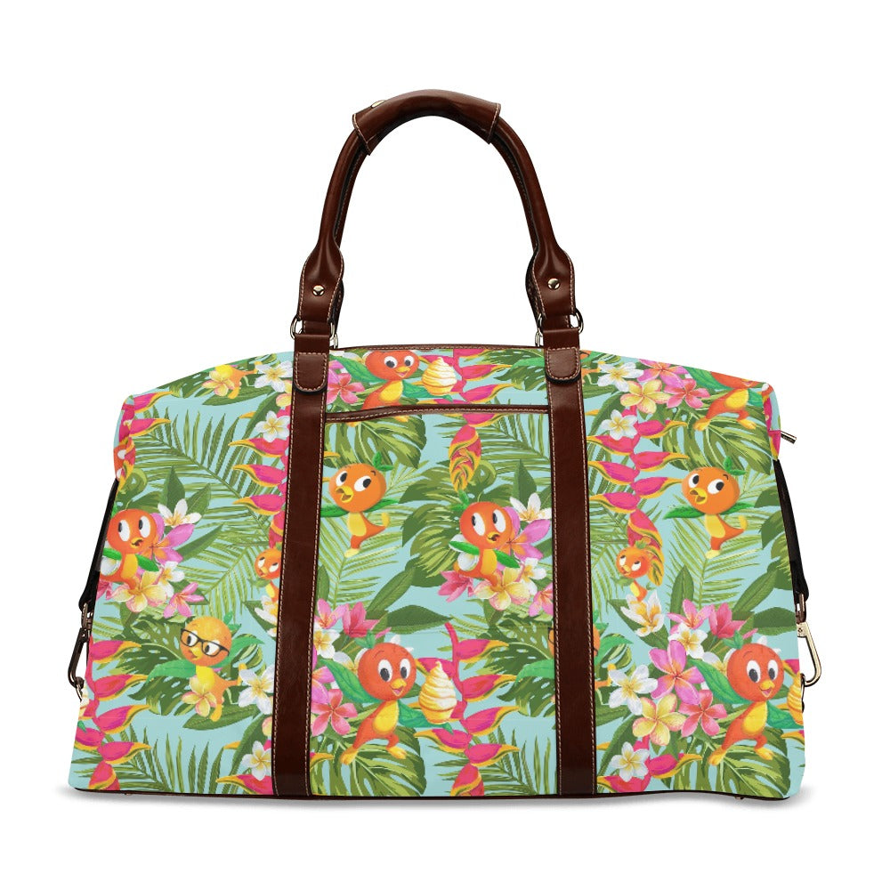 Tropical Orange Bird Flight Bag