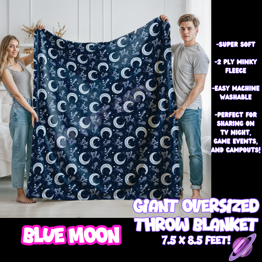 BLUE MOON- GIANT SHAREABLE THROW BLANKET