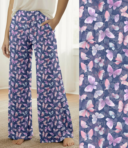 RTS - Butterfly Whisper Lounge Pants with Pockets