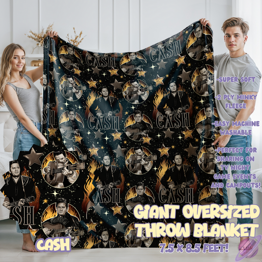 CASH- GIANT SHAREABLE THROW BLANKETS ROUND 12-PREORDER CLOSING 3/2