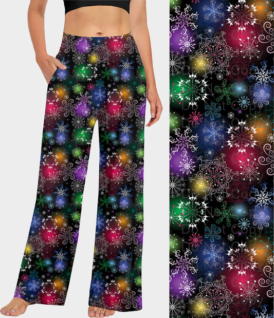 RTS - Colorful Snowflakes Lounge Pants