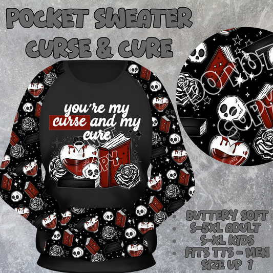 CURSE & CURE - POCKET SWEATSHIRT - POCKET SWEATER OUTFITS 2 PREORDER CLOSING 2/19