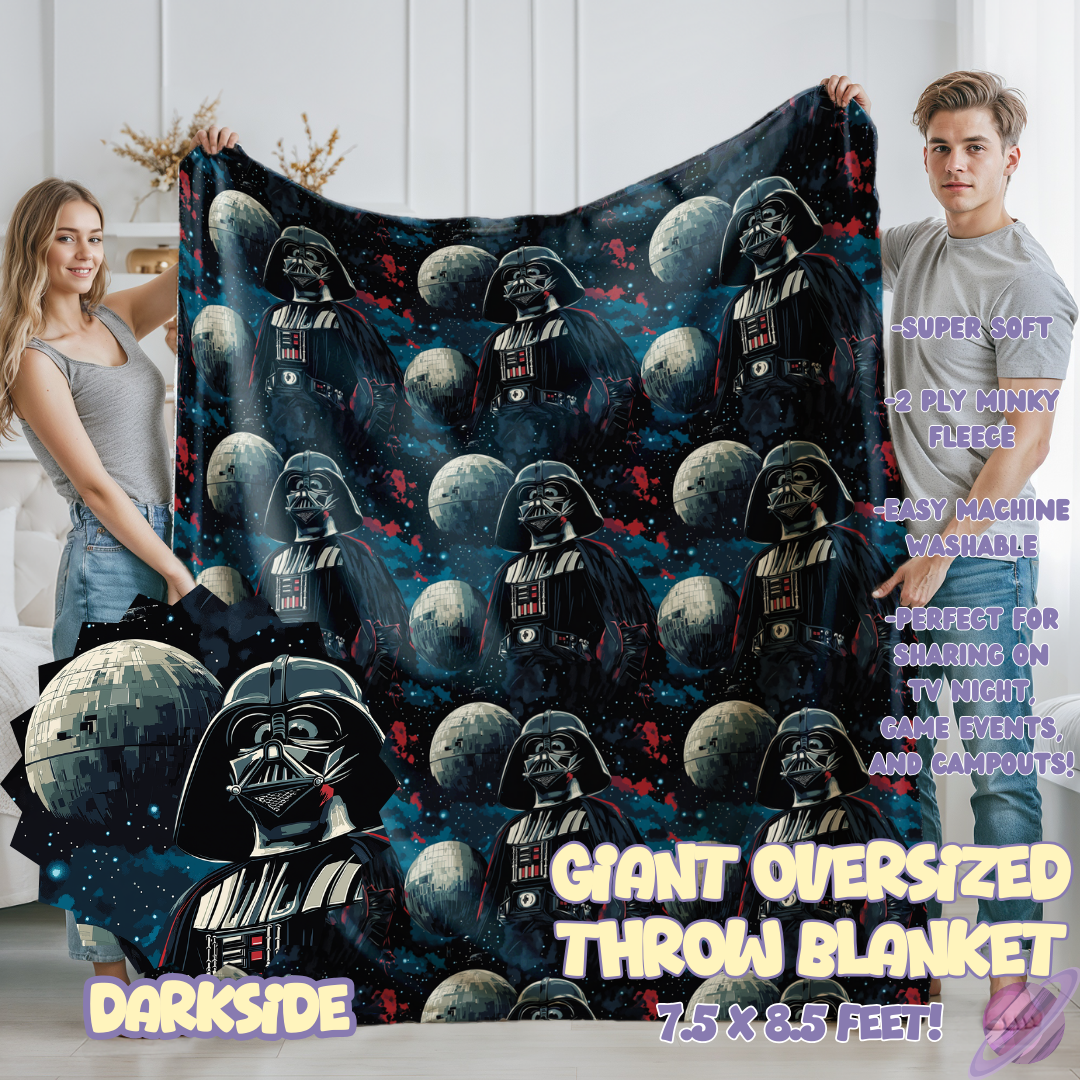 DARKSIDE- GIANT SHAREABLE THROW BLANKETS ROUND 12-PREORDER CLOSING 3/2