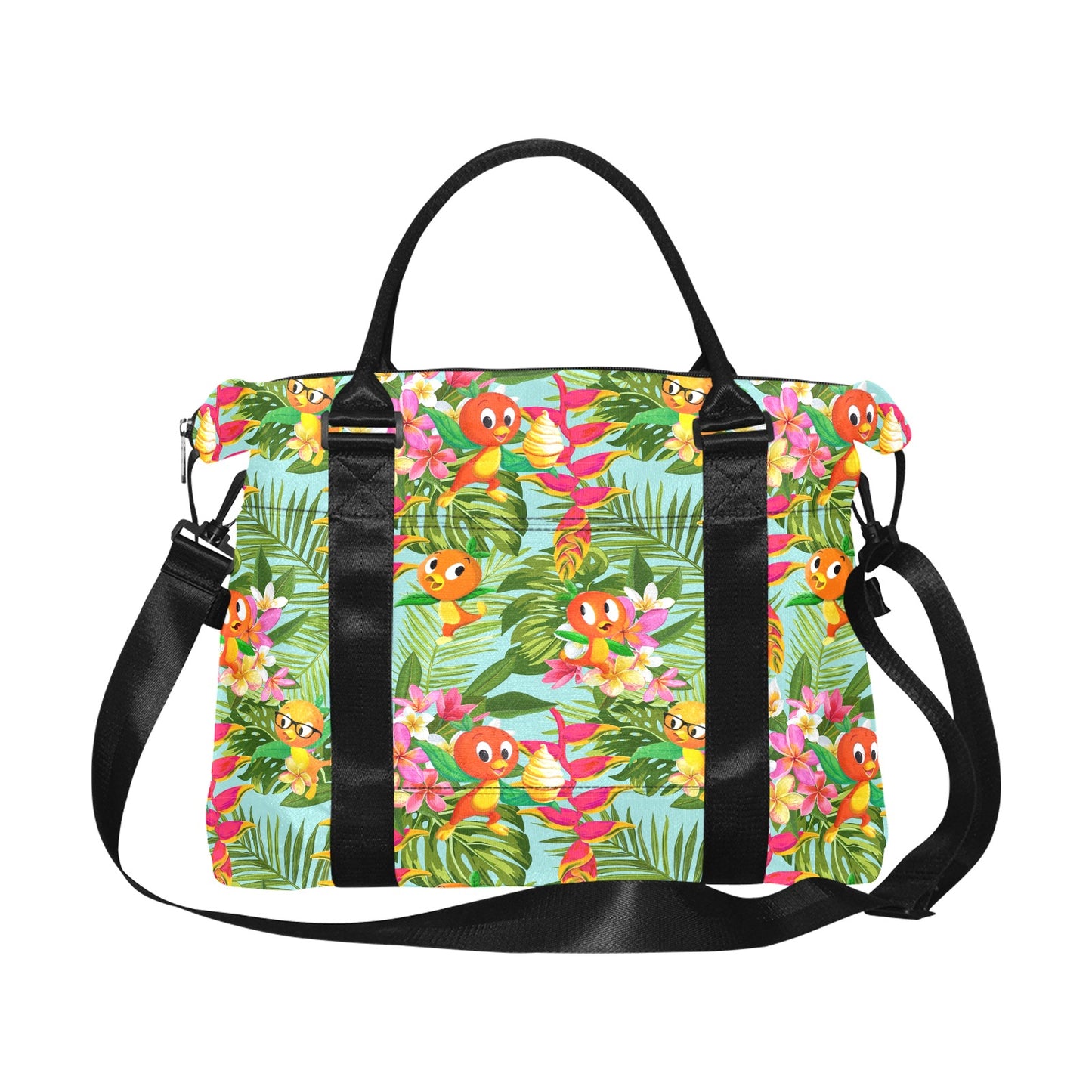 Tropical Orange Bird Large Capacity Duffle Bag(Model1715)