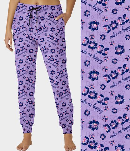 RTS - Dogs Make Me Happy Joggers