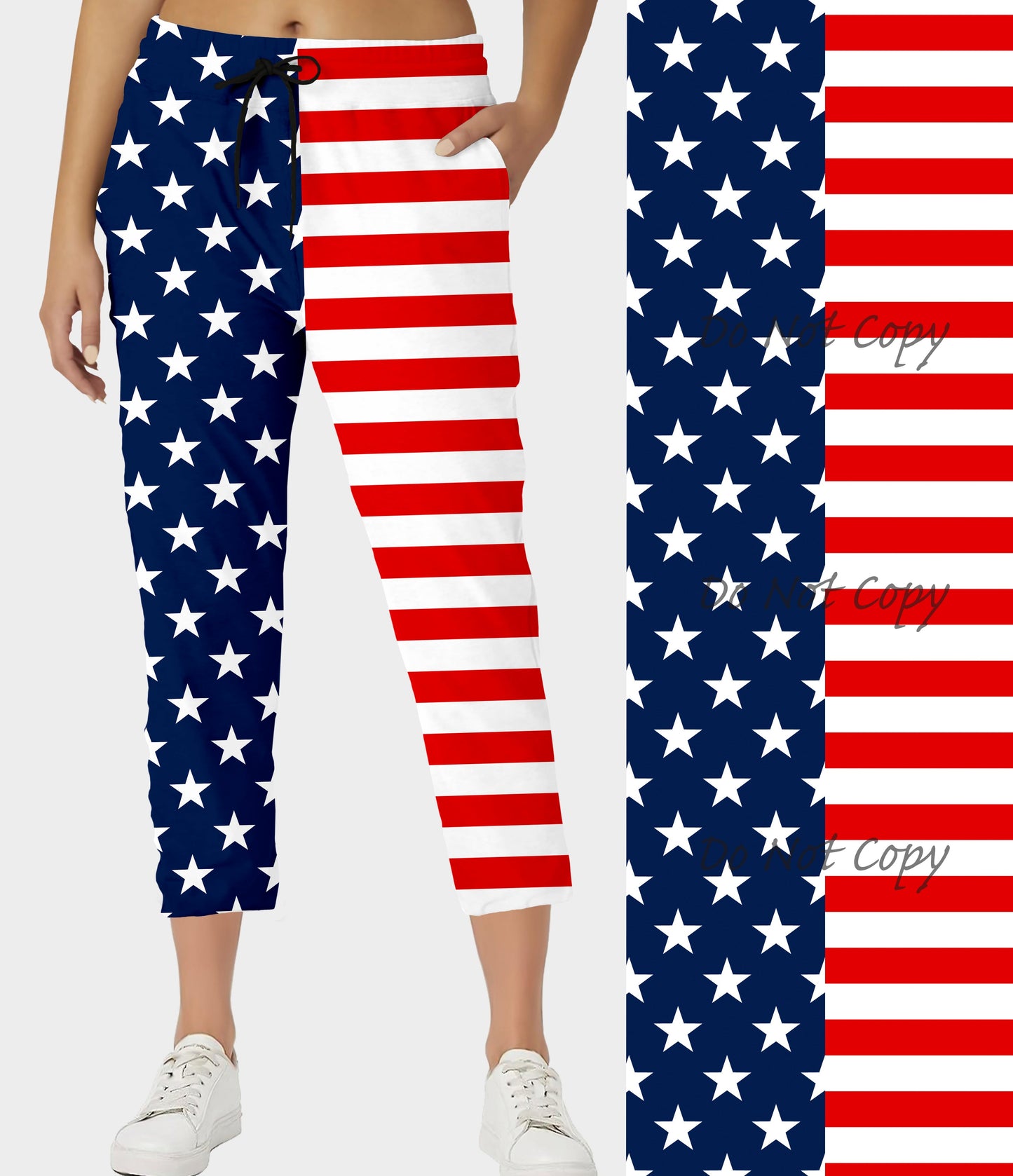 RTS - Flag Capri Joggers