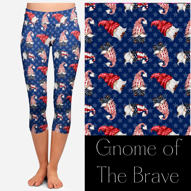 Gnome of the Brave Capri Leggings