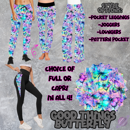 GOOD THINGS BUTTERFLY - LEGGING/JOGGER/LOUNGER -POCKET SWEATER OUTFITS 2 PREORDER CLOSING 2/19