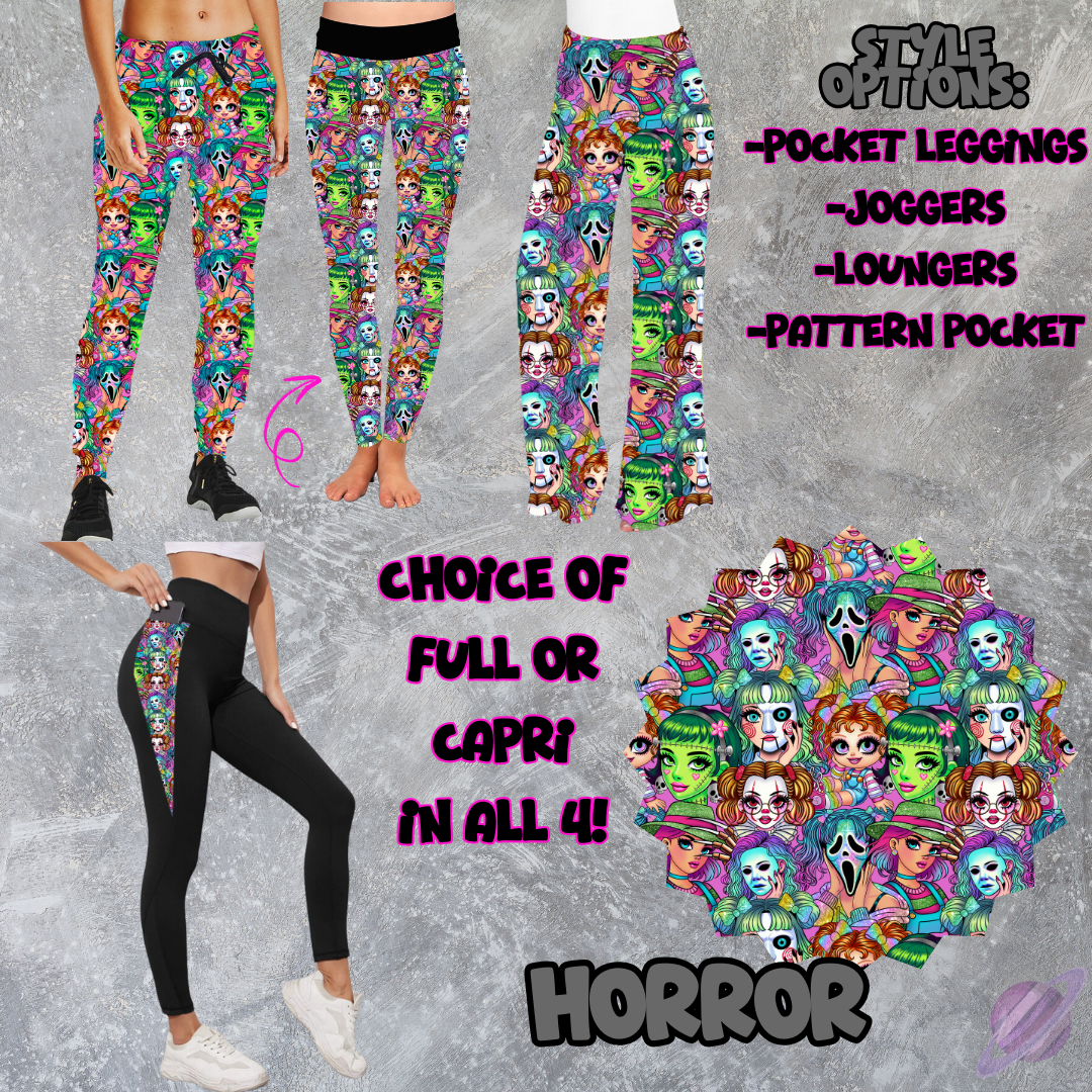 HORROR - LEGGING/JOGGER/LOUNGER -POCKET SWEATER OUTFITS 2 PREORDER CLOSING 2/19