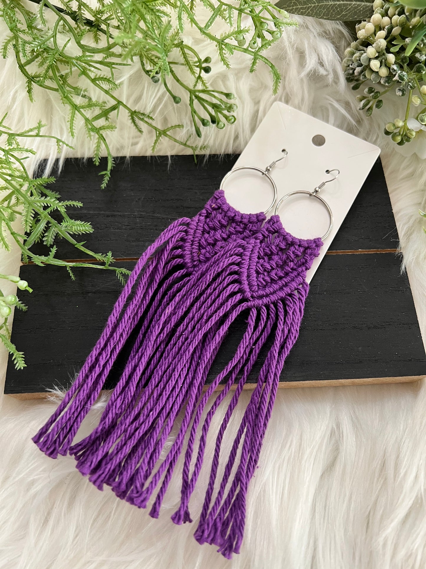 Purple Macramé