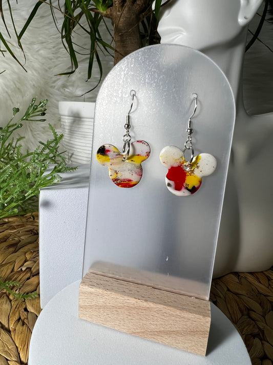 Small Mickey Hook Earrings