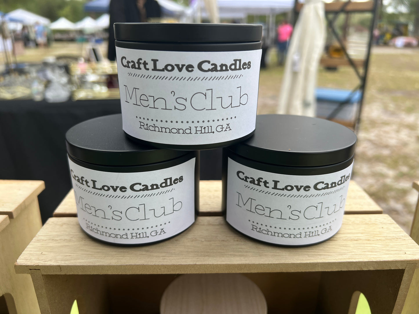 Men's Club 8oz Candle Tin